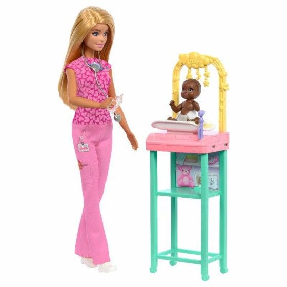 Barbie Кар'ера лялькі педыятр JCR72 - 194735275274