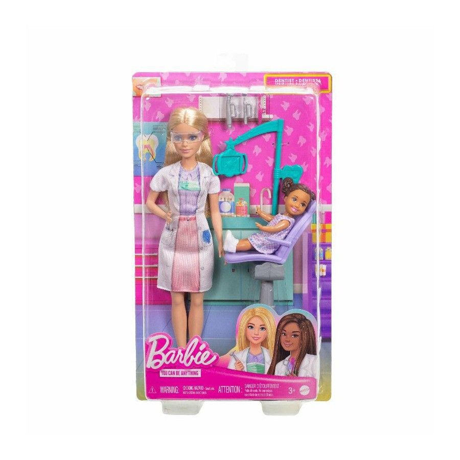 Barbie Dentiste de poupée de carrière JCR74 - 194735275267