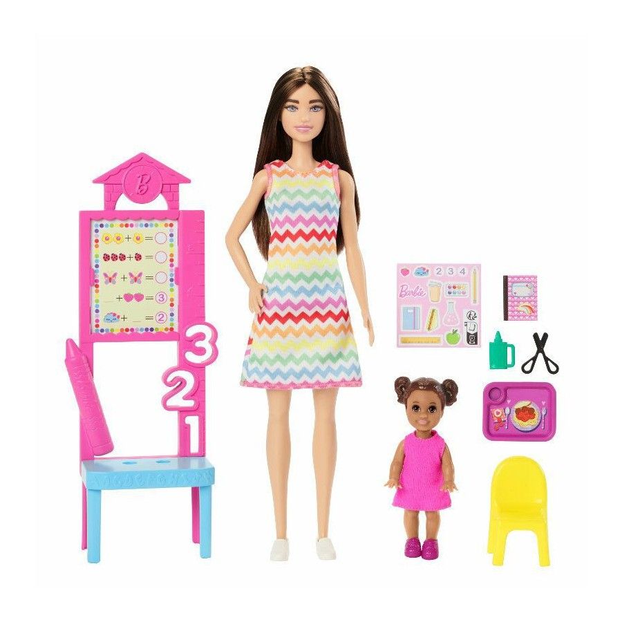 Barbie Dábka učiteľ + akc.szkolne JCR76 - 194735275298