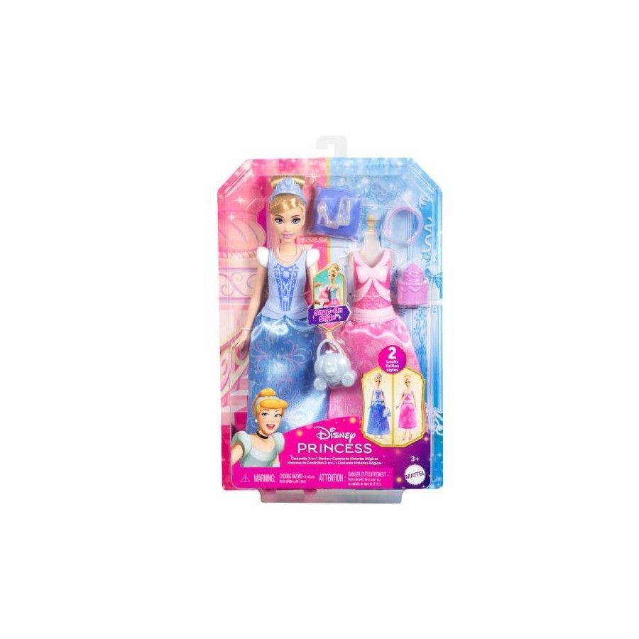 Disney Cenerentola Doll e Akc.2W1 Set JCR95 - 194735275427