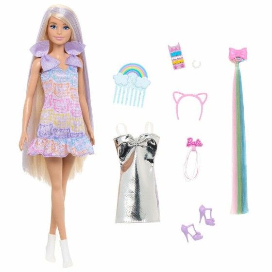 Barbie Roligt hår blonde docka + AKC JCT72 - 194735276141