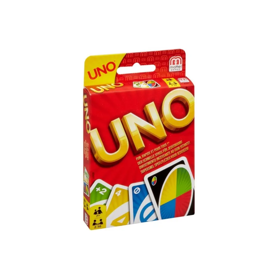 Uno játékkártyák piros W2085 - 746775036720