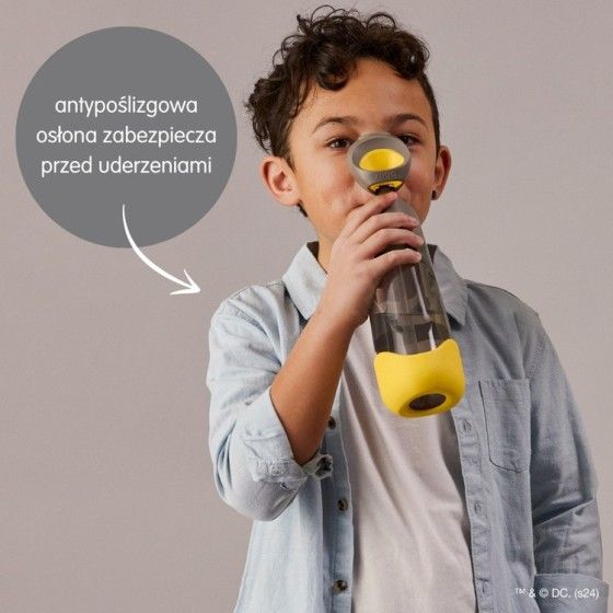 B.box Batman von b.box Tritanwasserflasche mit einem Strohhalm 600