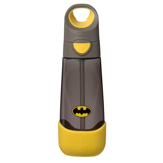 B.box Batman von b.box Tritanwasserflasche mit einem Strohhalm 600