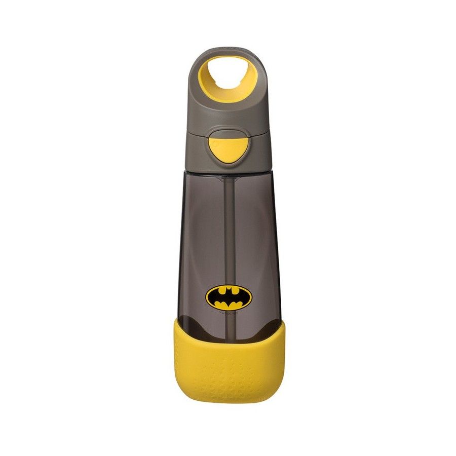 B.box Batman von b.box Tritanwasserflasche mit einem Strohhalm 600
