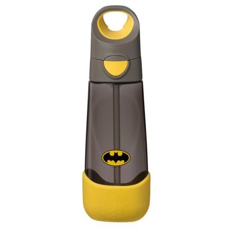 B.box Batman by b.box Tritanium water bottle with a 100 ml straw