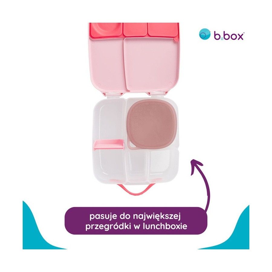 B.box Silikónová nádoba s vekom na lúčet Berry -
