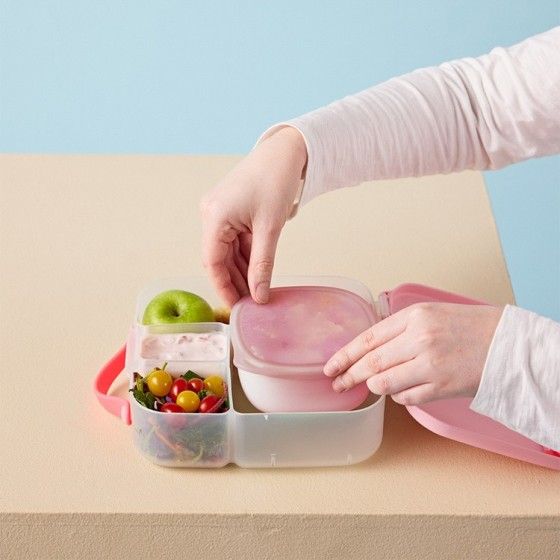 B.box Contenedor de silicona con tapa para la baya del almuerzo -