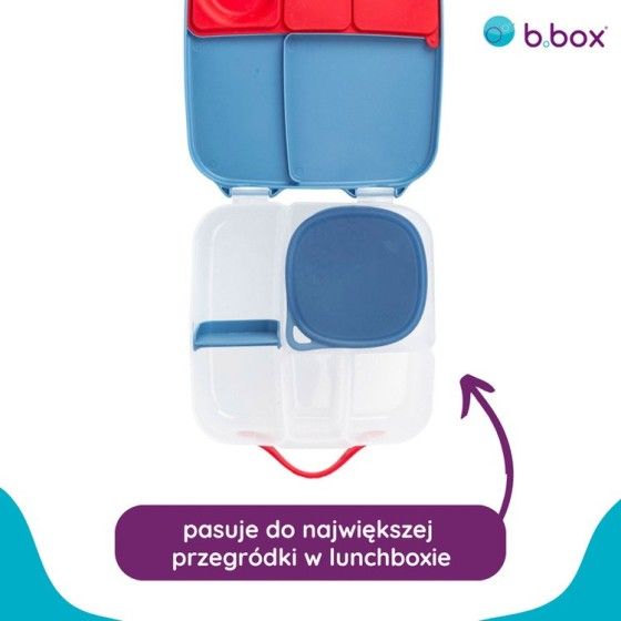 B.box Silikonový kontejner s víkem pro Lunchbox Ocean -
