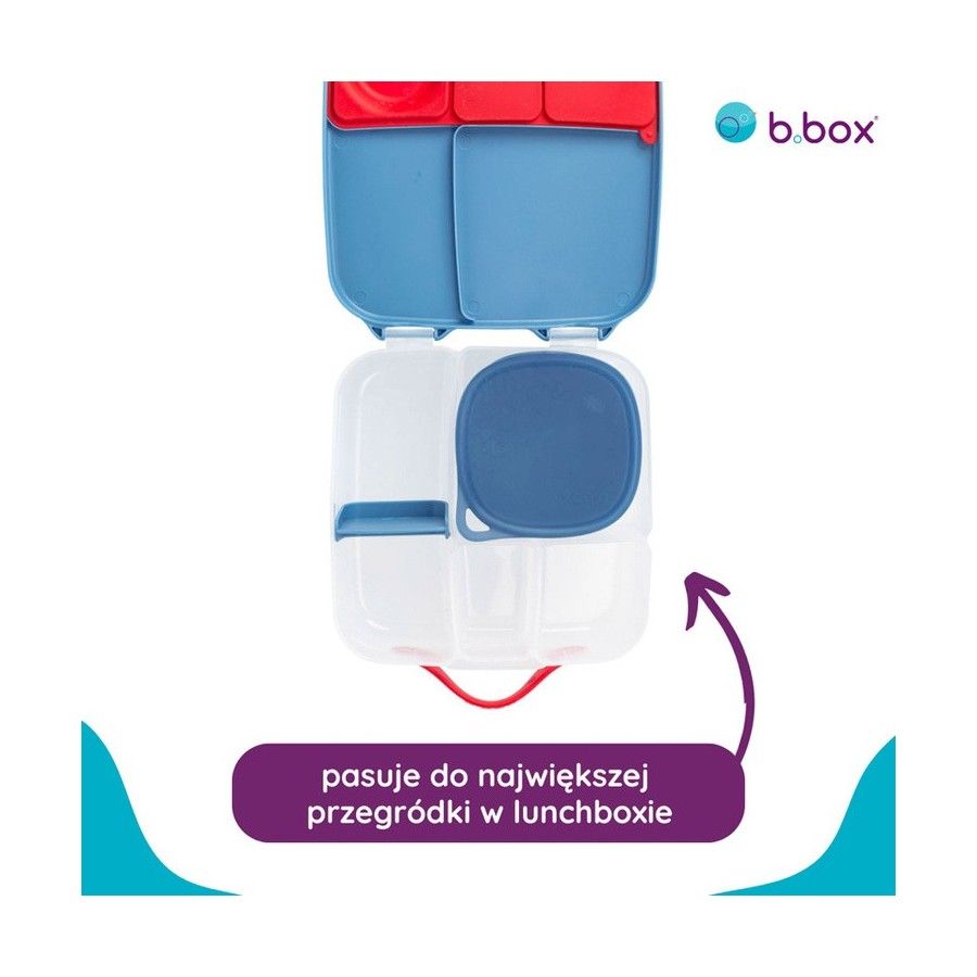 B.box Siliconencontainer met deksel voor de lunchbox-oceaan -