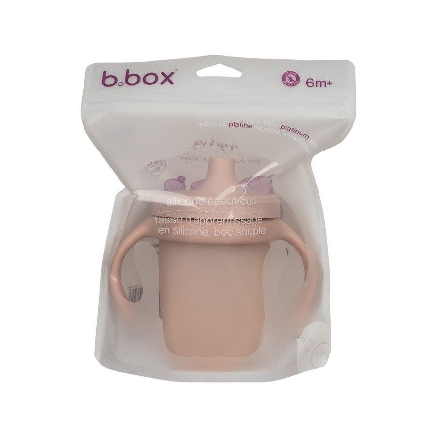 B.box 有喉舌的硅胶杯，粉红色 -  9353965008453