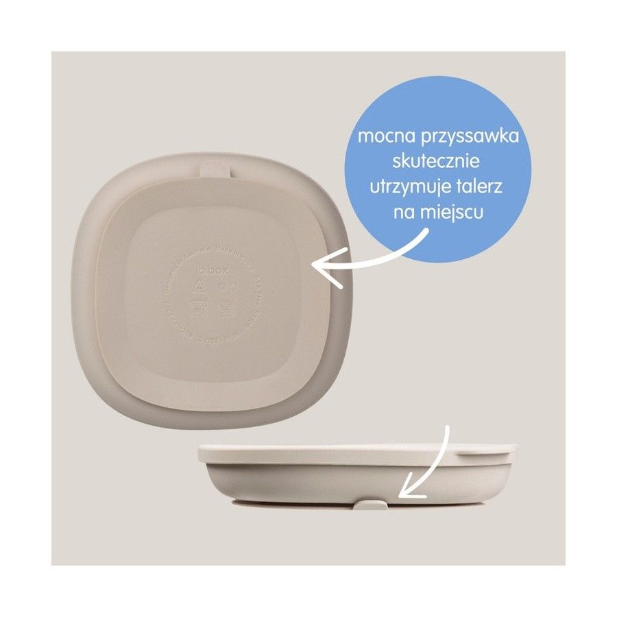 B.box A saucer with a cover, pink - 9353965008415