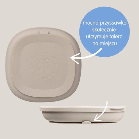 B.box Talerzyk z przykrywką, szałwiowy - 9353965008408