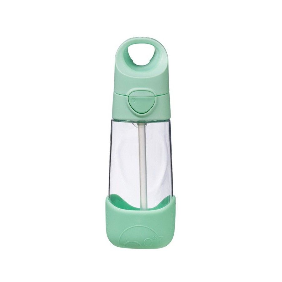 B.box Butelka tritanowa ze słomką 450 ml, Spearmint -