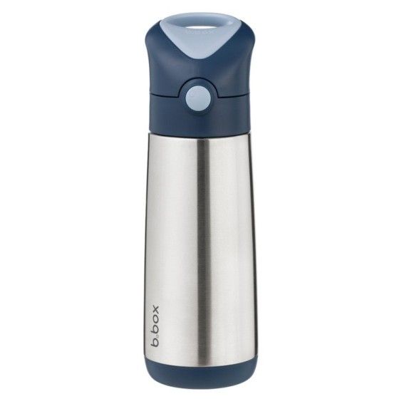 B.box Bottiglia d'acqua termica 500 ml, mezzanotte