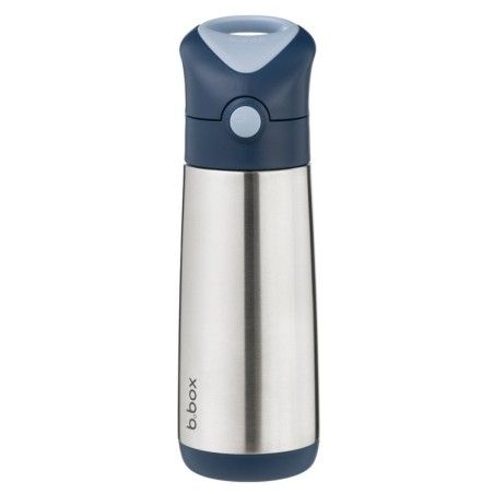B.box Botella de agua térmica 500 ml, medianoche.