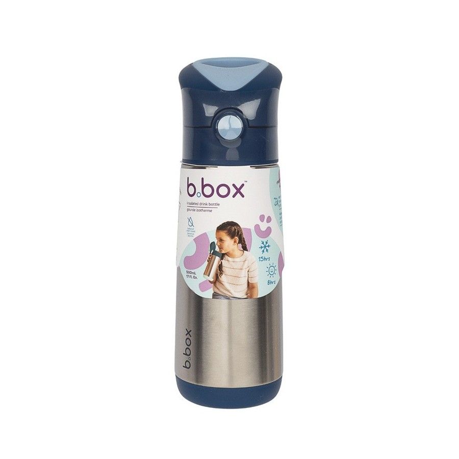 B.box Bouteille d'eau thermique 500 ml, minuit - 9353965008767