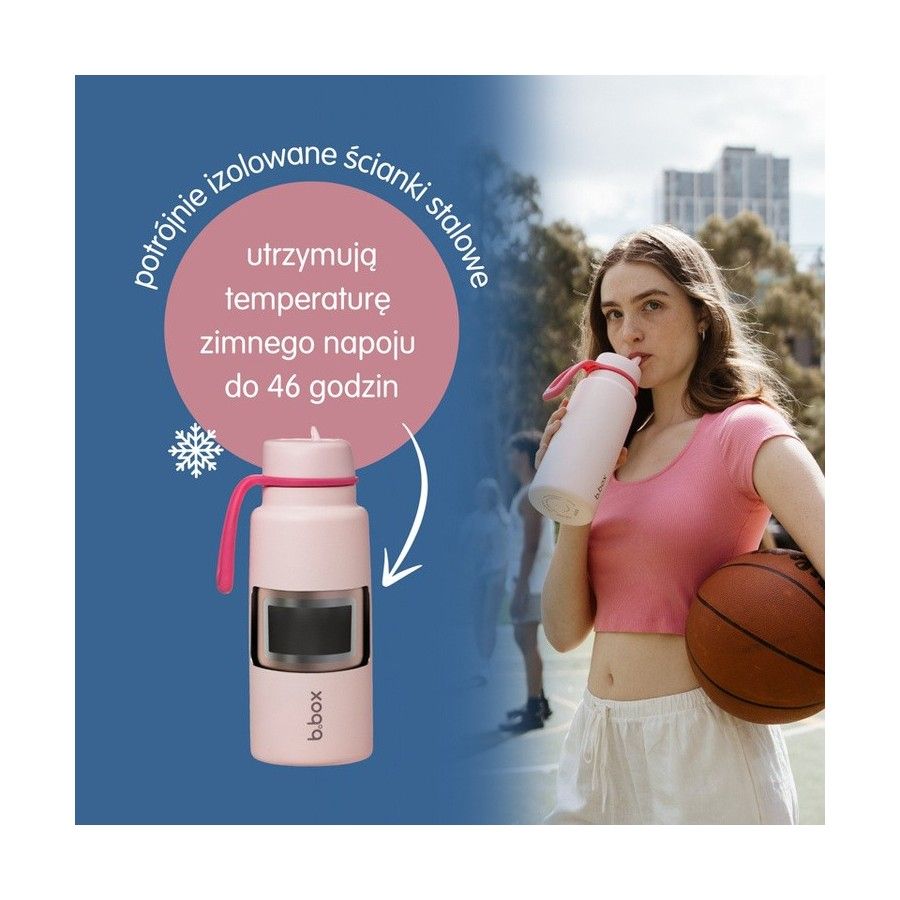 B.box Thermal bottle with folding mouthpiece - thermos with