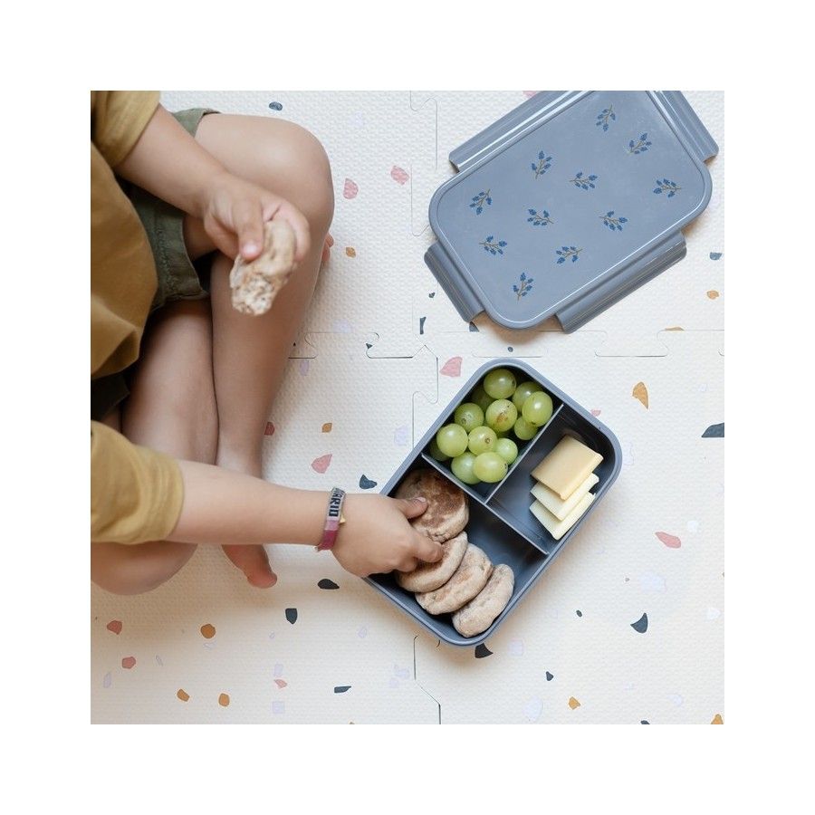 3 Sprouts Lunchbox Bento Blueberry / Blue - 812895003444
