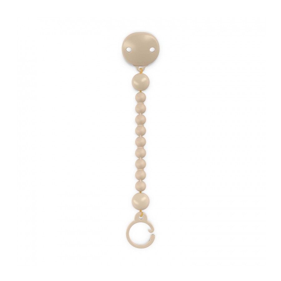 Suavinex Silicone Pacifier Clip - Beige - Färg Essens
