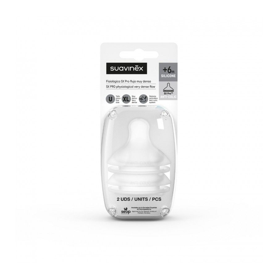 Suavinex Bottle Pacifiers - SX Pro - + 6m - 2 pcs. 