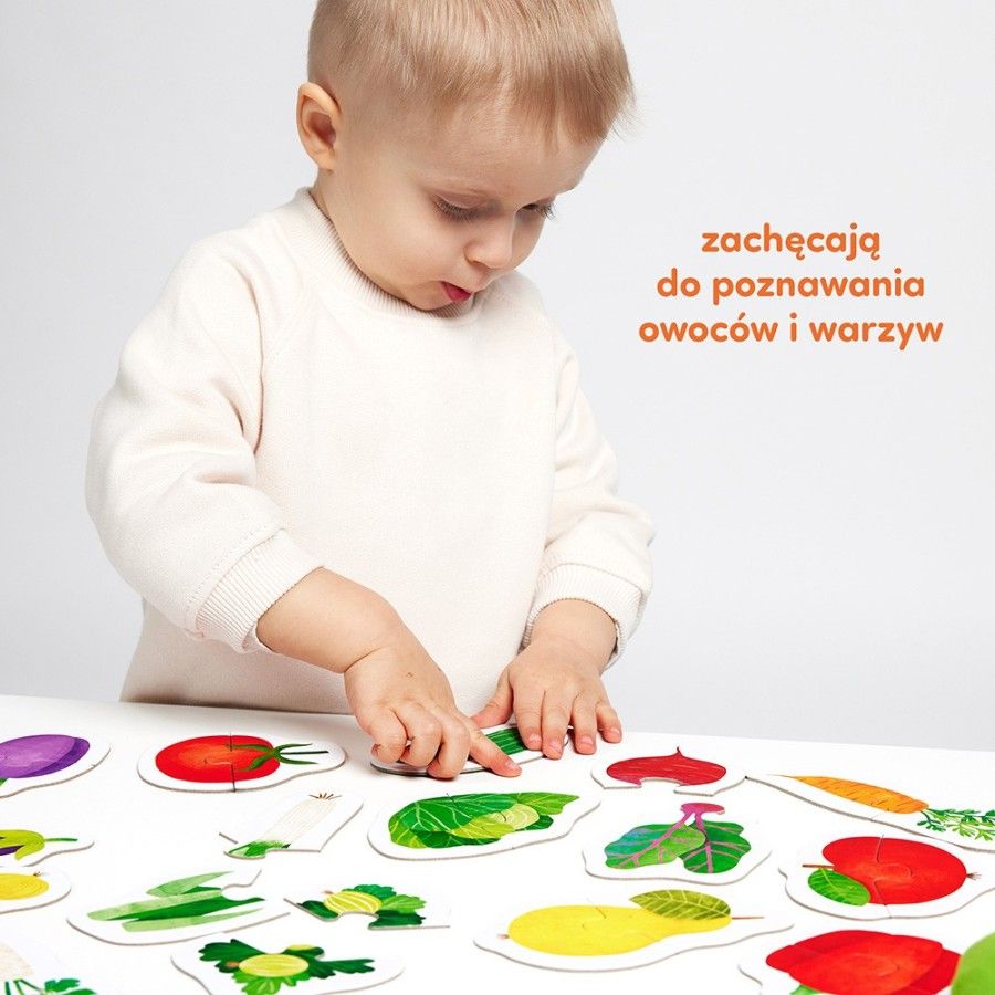 CzuCzu Головоломки пари фрукти та овочі 18 Mies - 5902983492931