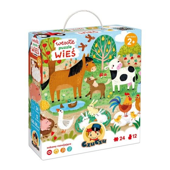 CzuCzu Joyeux puzzle Wieś 2+ - 5902983493020