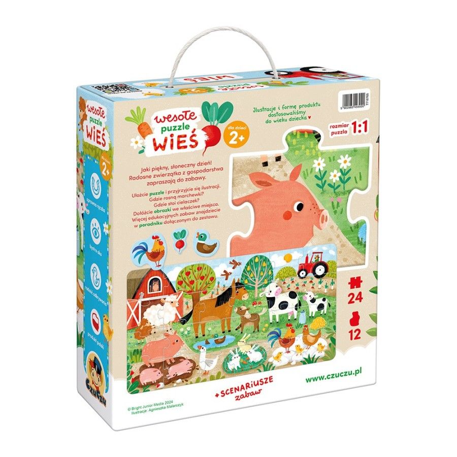 CzuCzu Merry Puzzle Wieś 2+ - 5902983493020