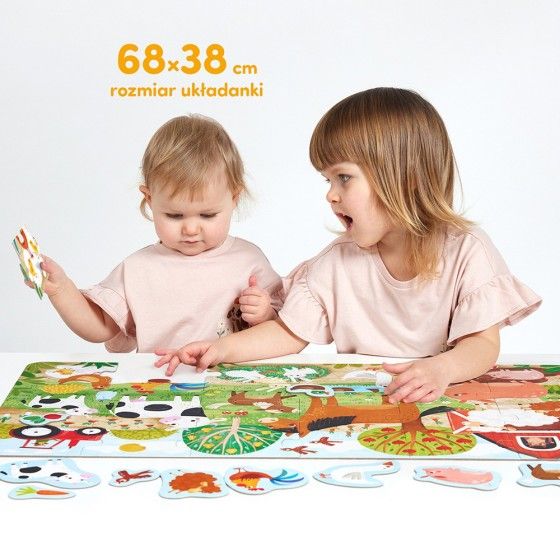 CzuCzu Wesołe puzzle Wieś 2+ - 5902983493020