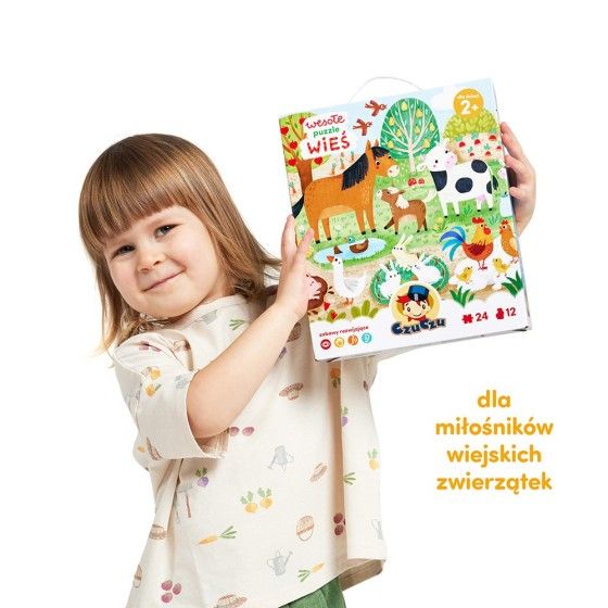 CzuCzu Veselé puzzle Wieś 2+ - 5902983493020