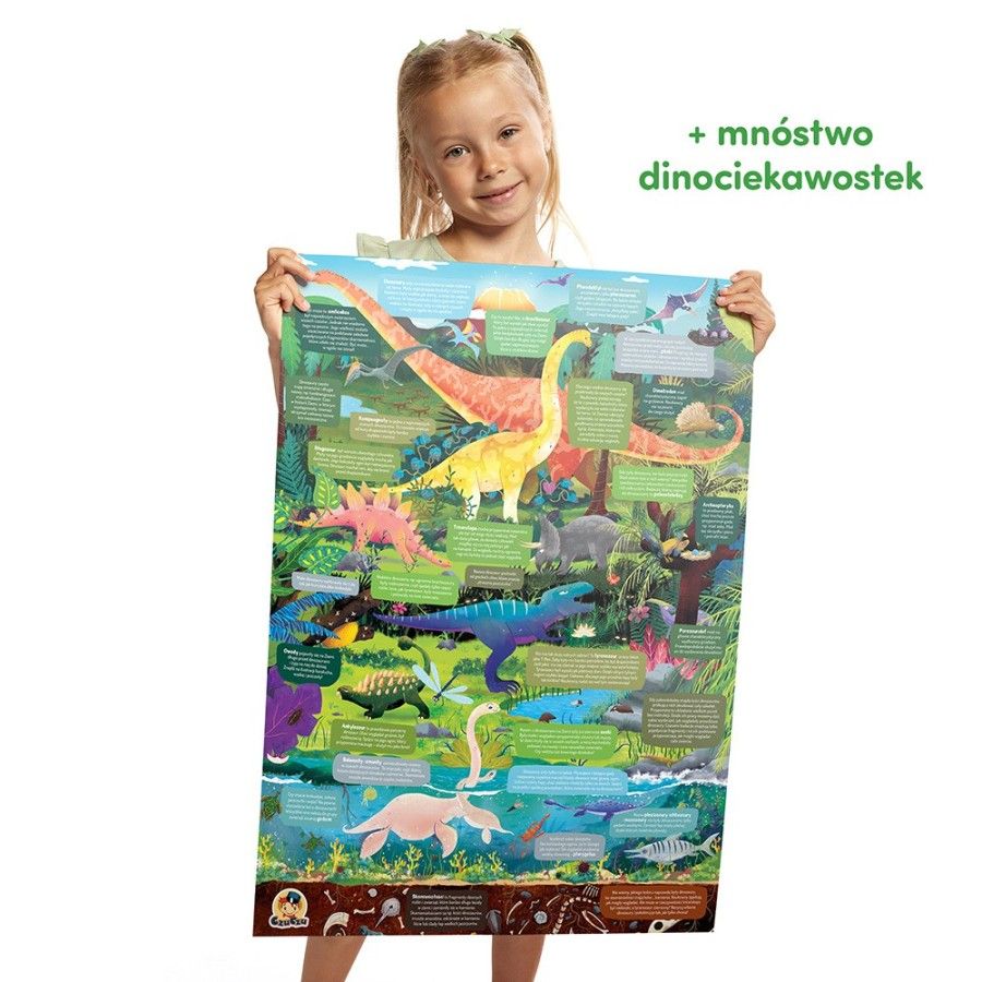 CzuCzu Obserwacyjne puzzle - Dinozaury 4+ - 5902983493174