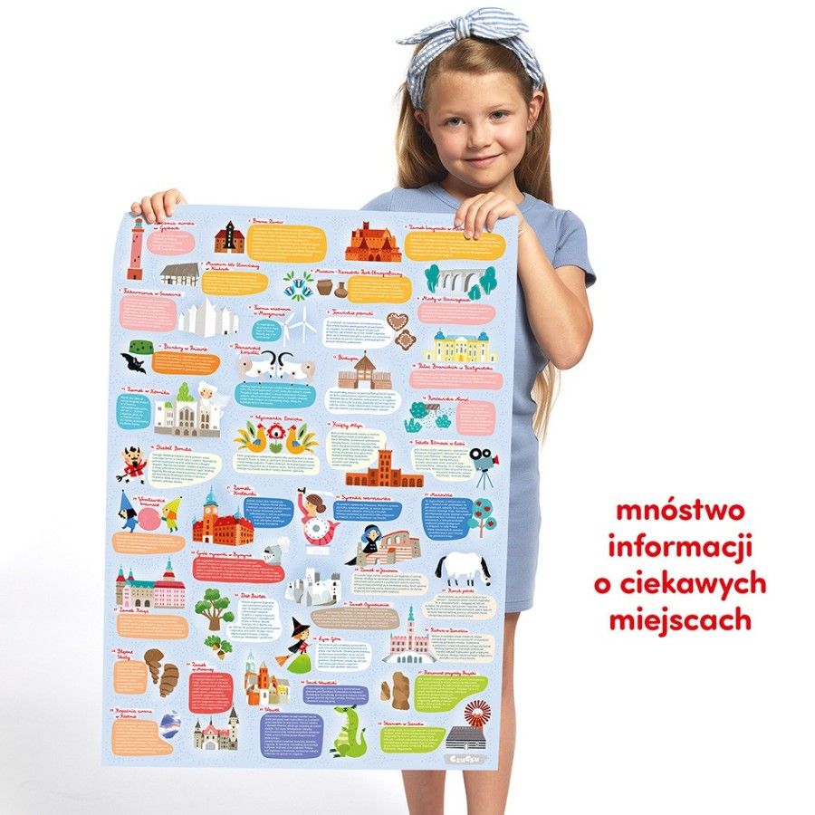 CzuCzu Mapa de Puzzle de Observatorio de Polonia 5+ - 590298349198