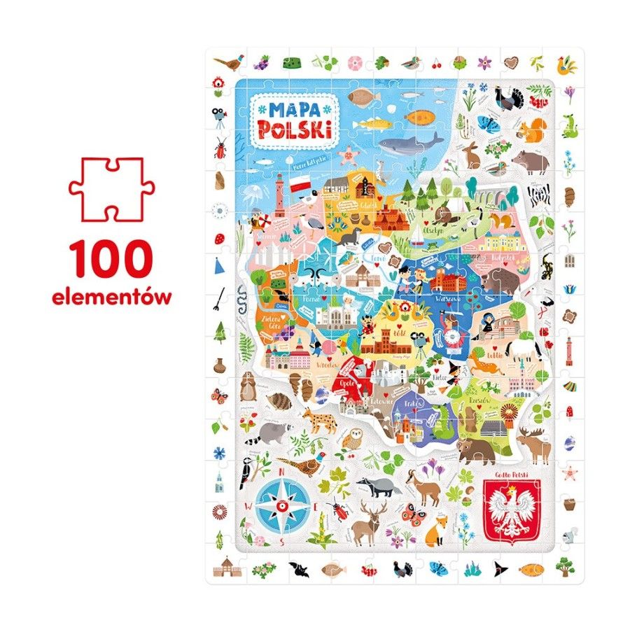 CzuCzu Observatorium Puzzle Karte von Polen 5+ - 590298349198