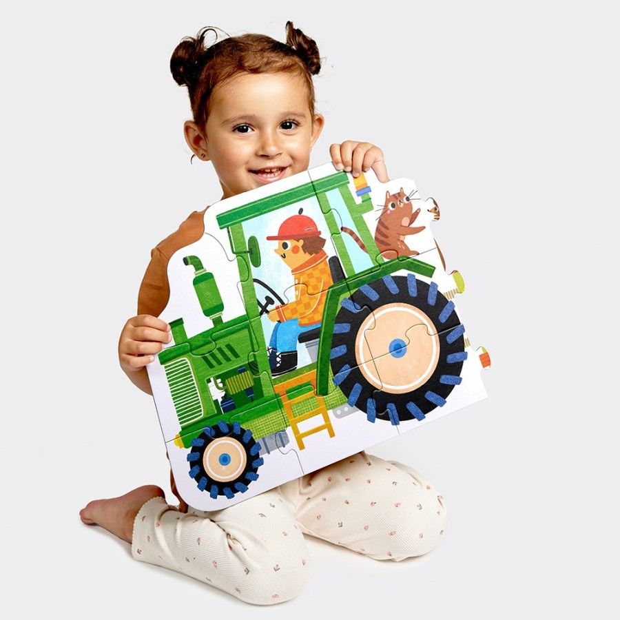 CzuCzu Moto Puzzle - Traktor 2+, 3+ - 5902983493211