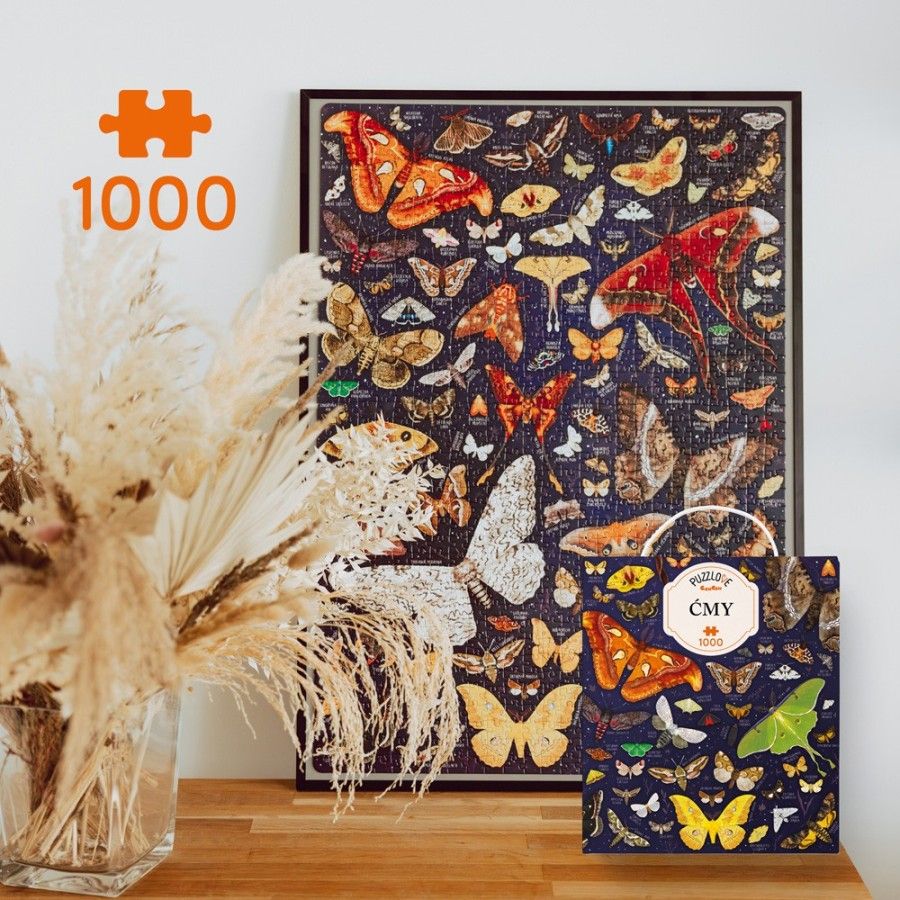 CzuCzu Puzzlove Moths - Puzzle Family 1000EL - 5902983492832