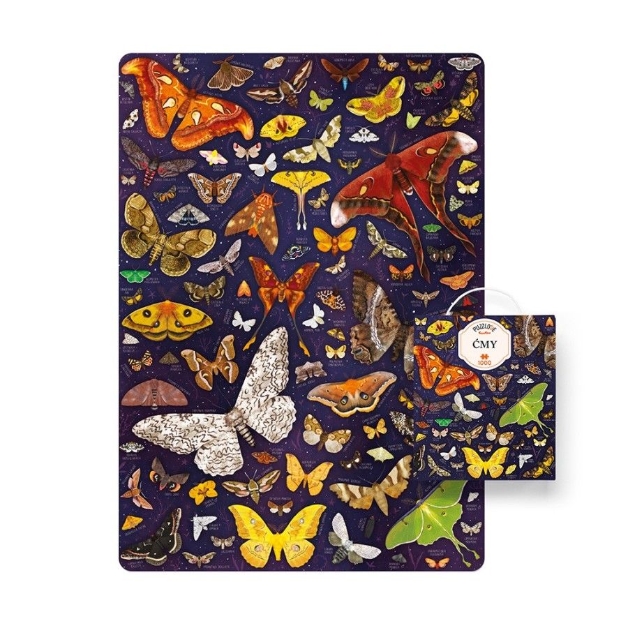CzuCzu Puzzlove moths - Family puzzle 1000el - 5902983492832