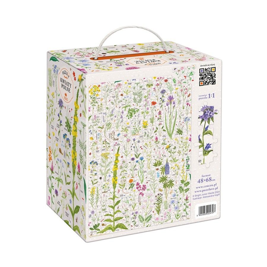 CzuCzu Puzzlove Flowers - Family puzzles - 5902983492474