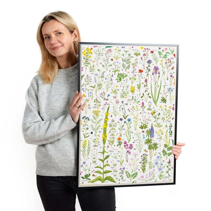 CzuCzu Puzzlove Flowers - Family puzzles - 5902983492474