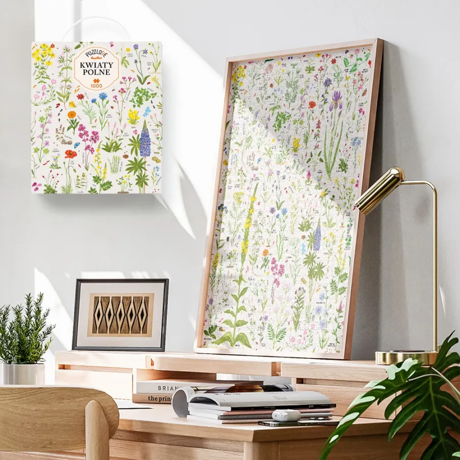 CzuCzu Puzzlove Flowers - Family puzzles - 5902983492474