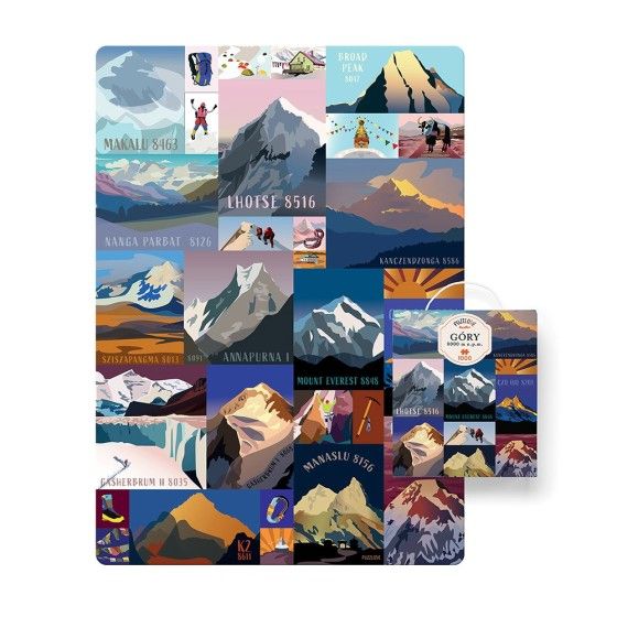 CzuCzu Гори Puzzlove 8000 м n.p.m. 