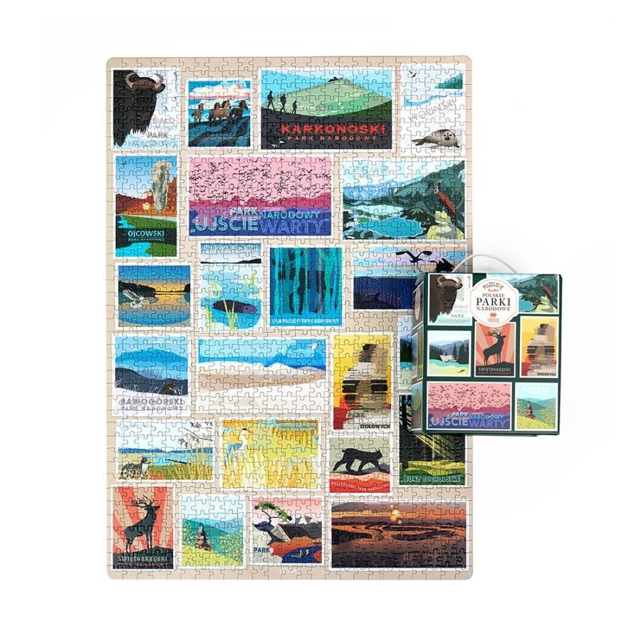 CzuCzu PuzzLove Poolse nationale parken 1000 elem - 5902983492320