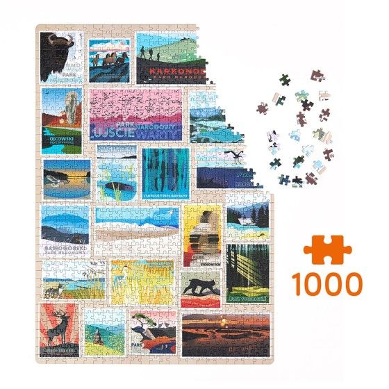 CzuCzu Puzzlove Polnische Nationalparks 1000 ELEM - 5902983492320