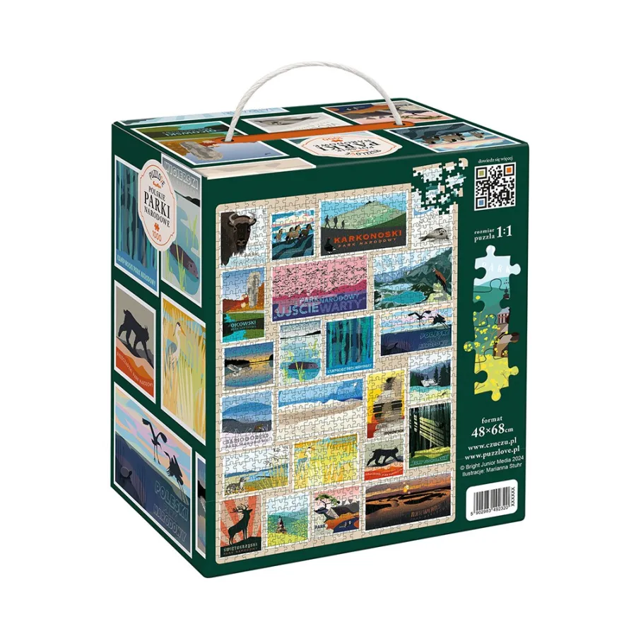CzuCzu Puzzlove lengyel nemzeti parkok 1000 Elem - 5902983492320