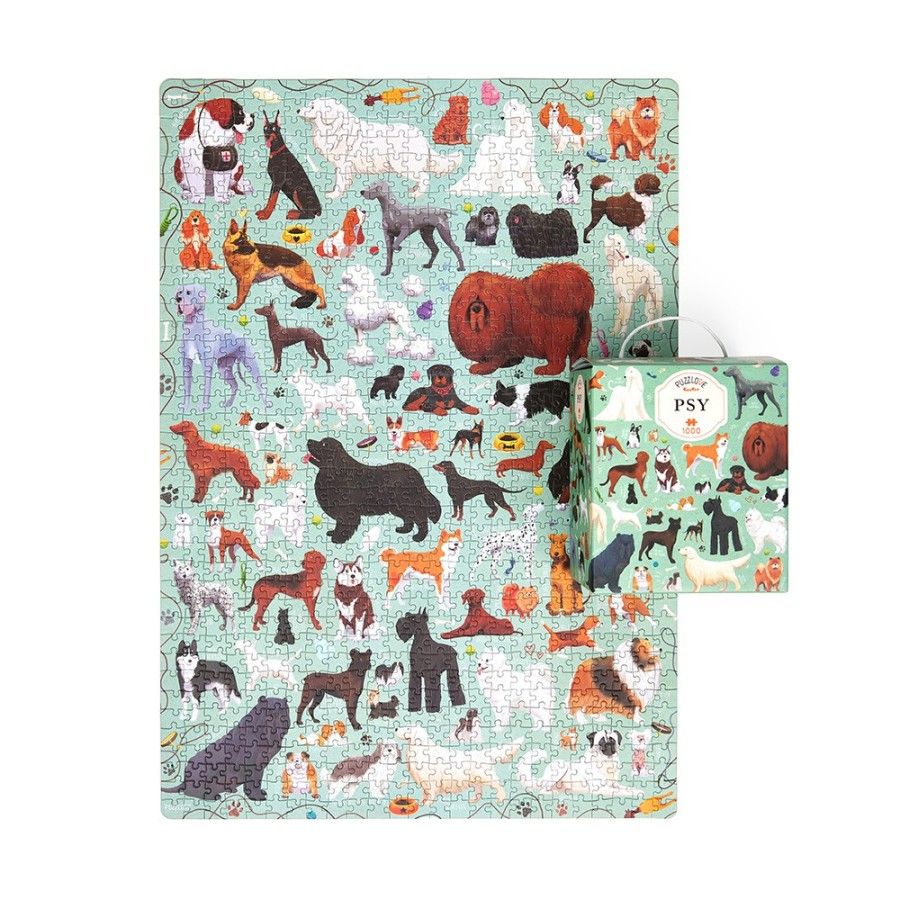 CzuCzu Puzzlove psi - rodinná puzzle 1000el - 5902983493228
