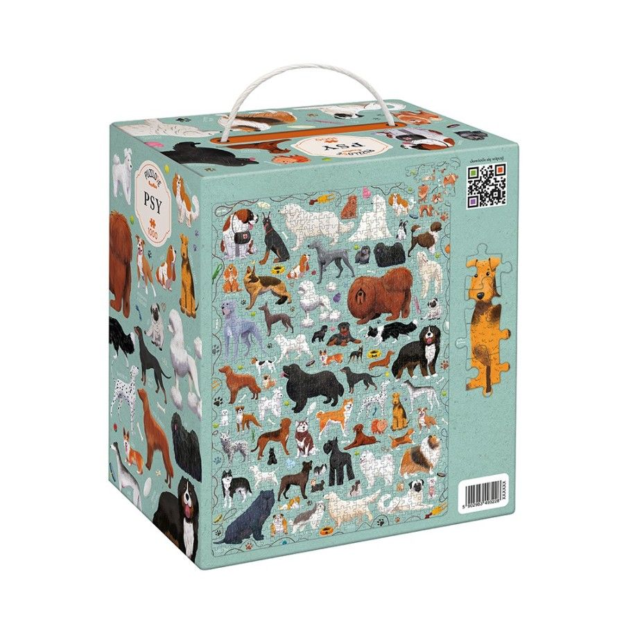 CzuCzu PUZZLOVACIE DOGS - Rodinné puzzle 1000el - 5902983493228