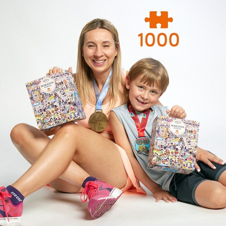 CzuCzu Puzzlove Marathon 42.195 km - Familiepuzzels -