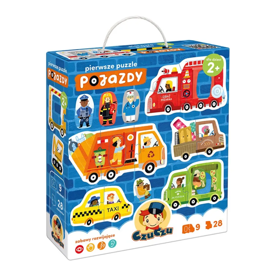 CzuCzu Első puzzle járművek 2+ - 5902983493617