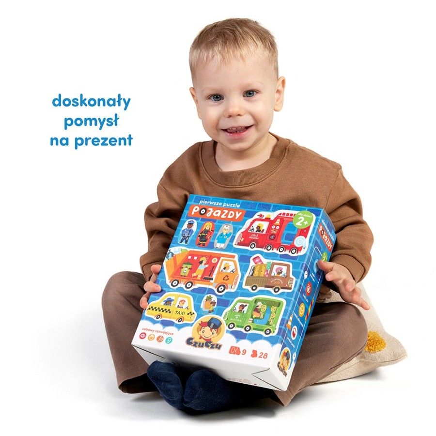 CzuCzu Eerste puzzel voertuigen 2+ - 5902983493617