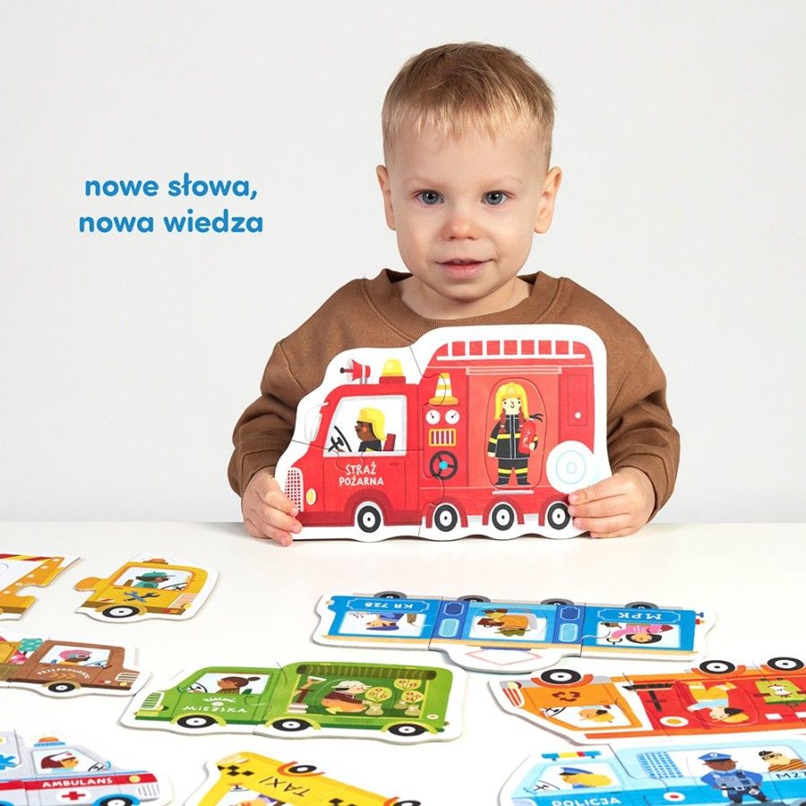 CzuCzu Pierwsze puzzle Pojazdy 2+ - 5902983493617