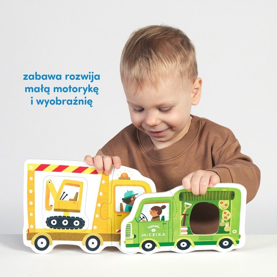 CzuCzu Pierwsze puzzle Pojazdy 2+ - 5902983493617